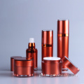 China Customize Design Airless Luxury Pump Rose Gold Bottle Manufactory